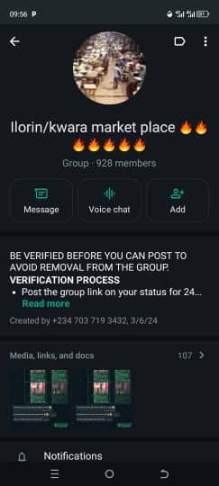 WhatsApp marketing grouplinks