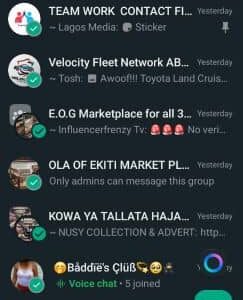 WhatsApp marketing grouplinks