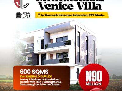 Emmaculate Venice Villa 600 SQMS Land Property