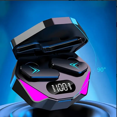 Wireless Earphones, Hi-Fi Stereo Earbuds, In-Ear Sports Headphones with Charging Case and Touch Control recording