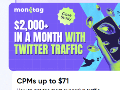 Earn $Money With Your Twitter(X) Page Traffic